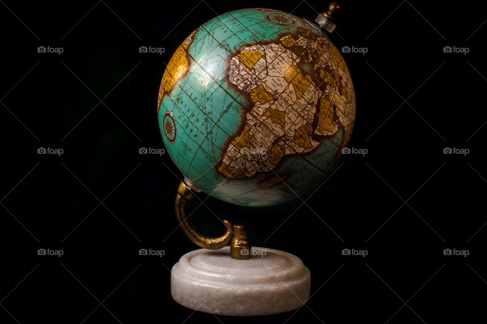 Globe closeup