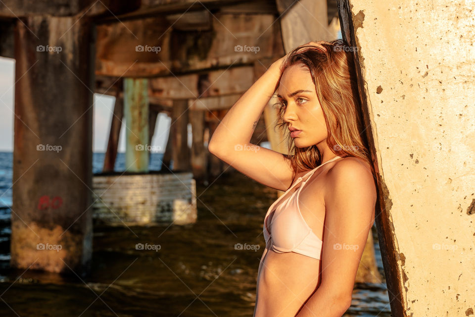 Looking off into the sunset