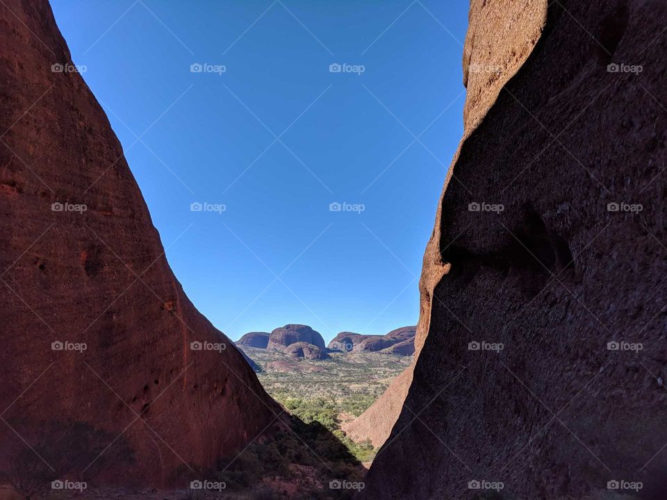 My backyard, Australia. Icon of the Northern Territory, Kata Tjutu