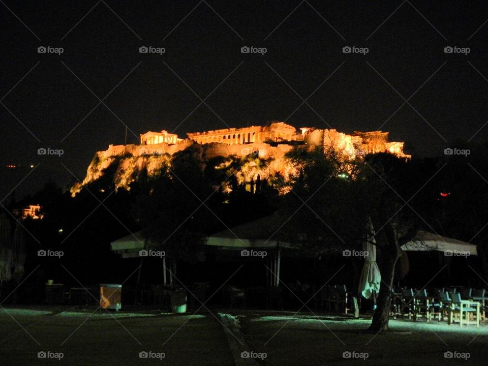 Night Time at the Acropolis