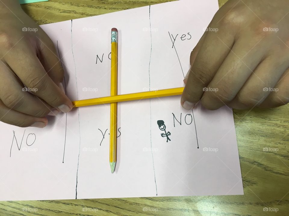 Charlie Charlie Challenge. This children’s game is similar to the 8 ball of past generations. Kids use a grid with yes and no to ask questions that interest them. Then they watch and wait. To where does the pencil move? 