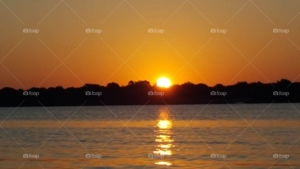 Sunrise At Lake Konawa