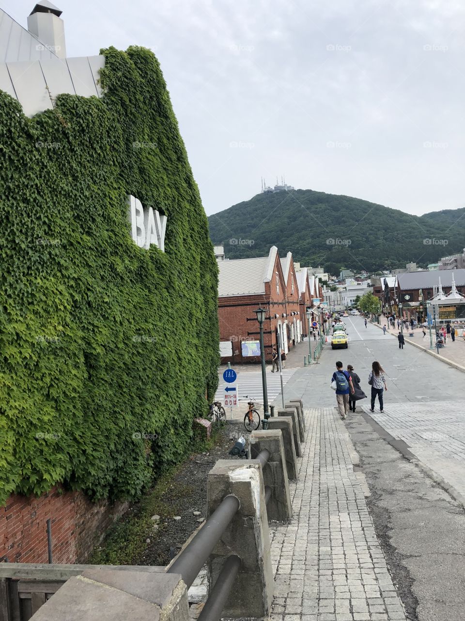 Walks by the port at Hakodate 