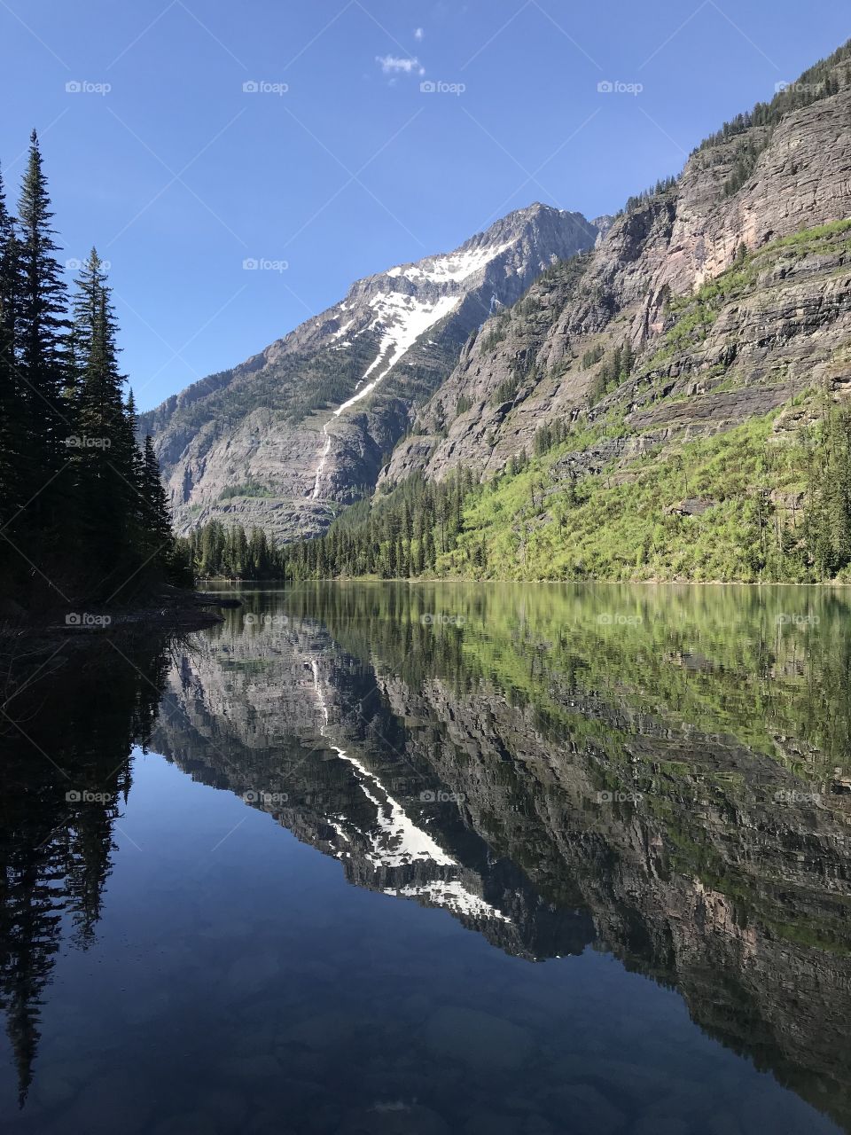 Reflections on Glacier Lake 