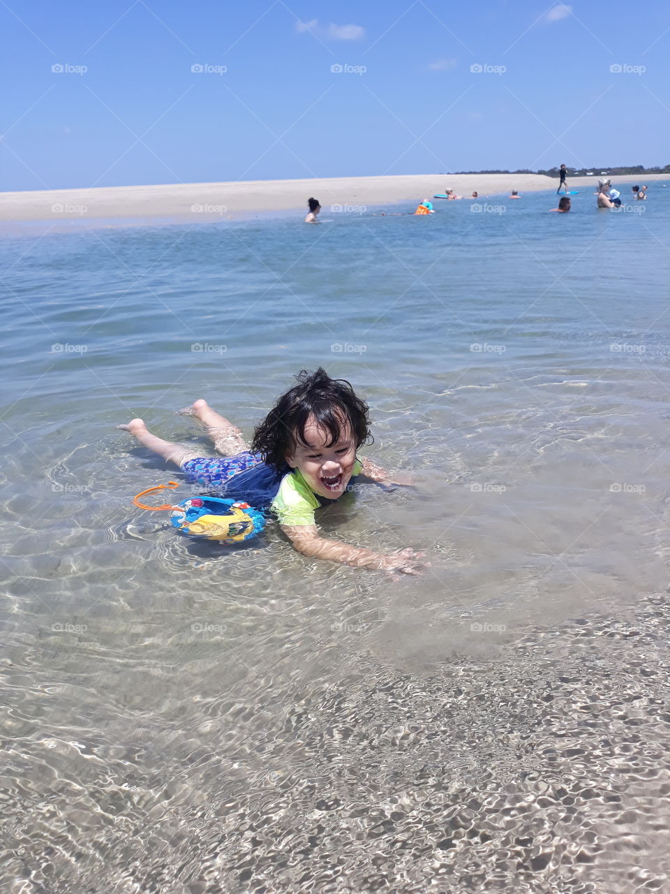 priceless moment of my little one@ Elliot heads ,Qld