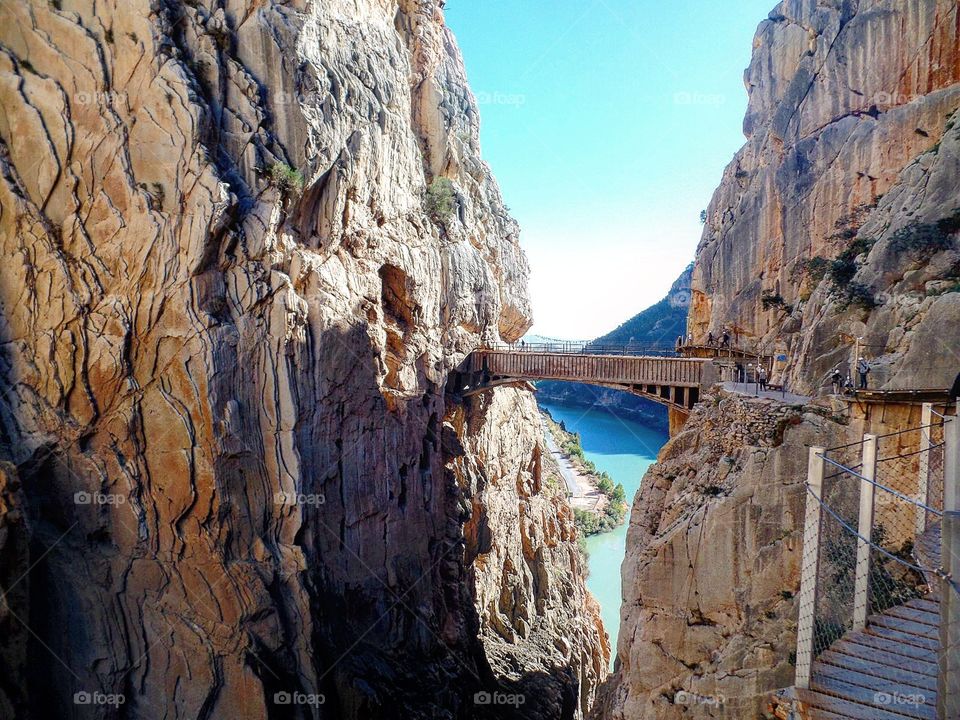 Bridge at the end of El Chorro