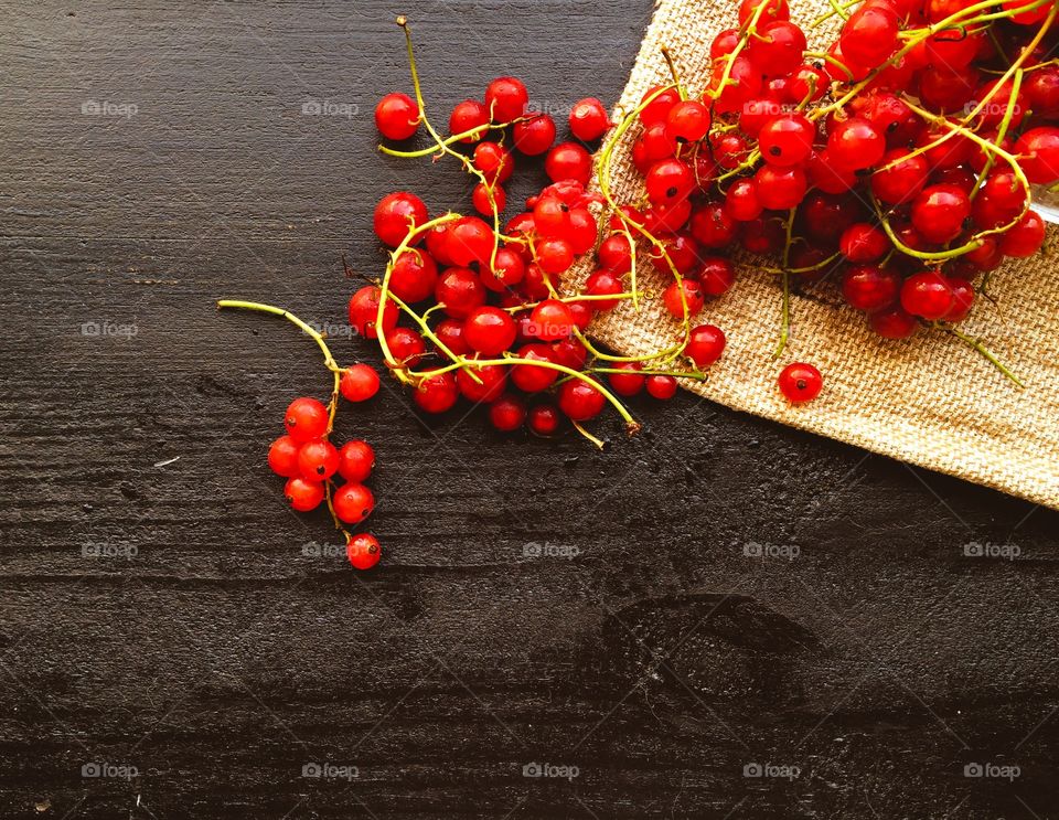 Red berries. Ingredients