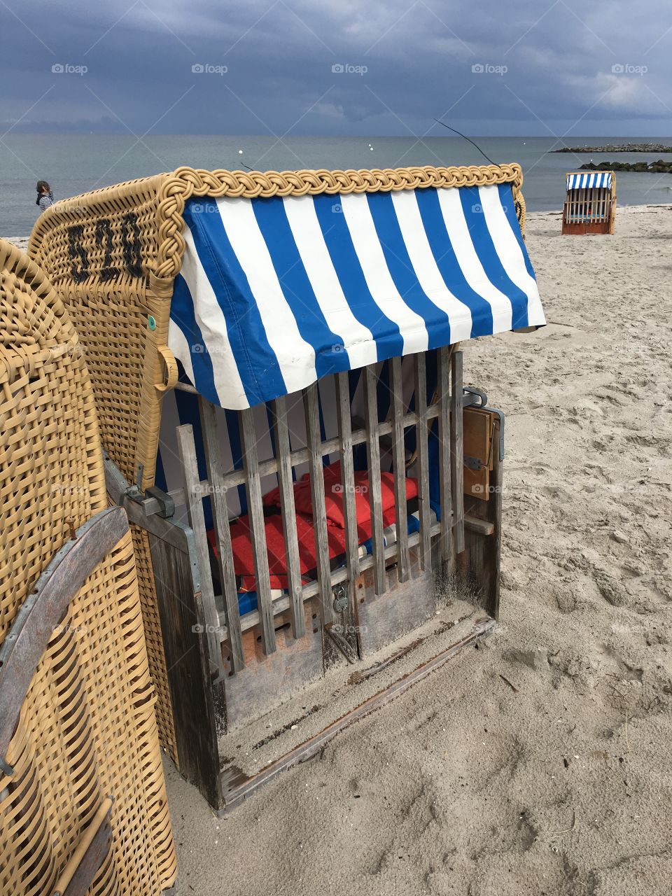 Beach basket in Germany