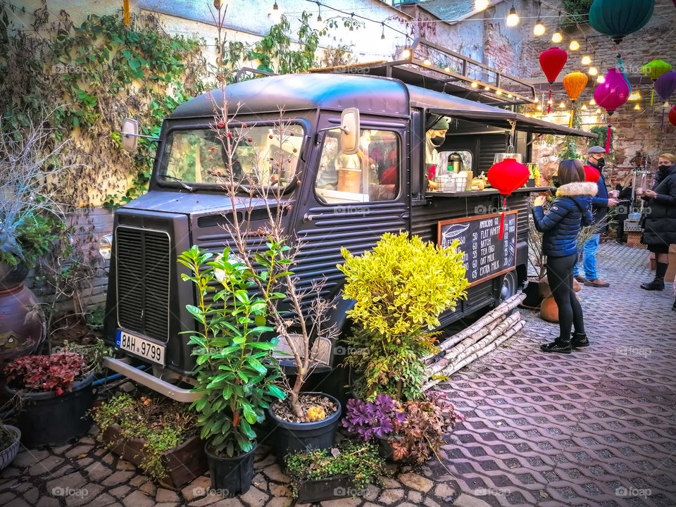 Cosy truck coffee