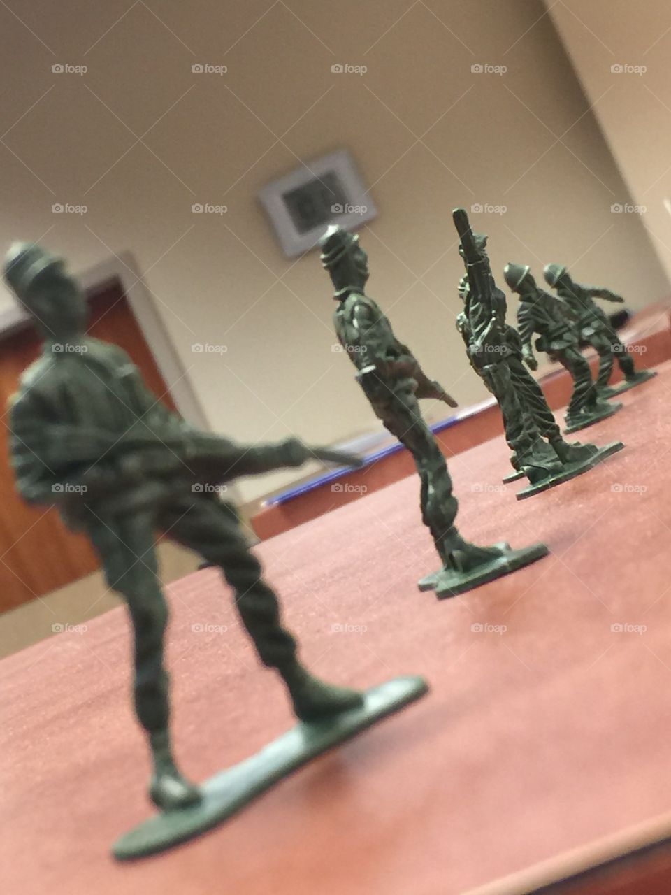 Toy soldiers. Army men 