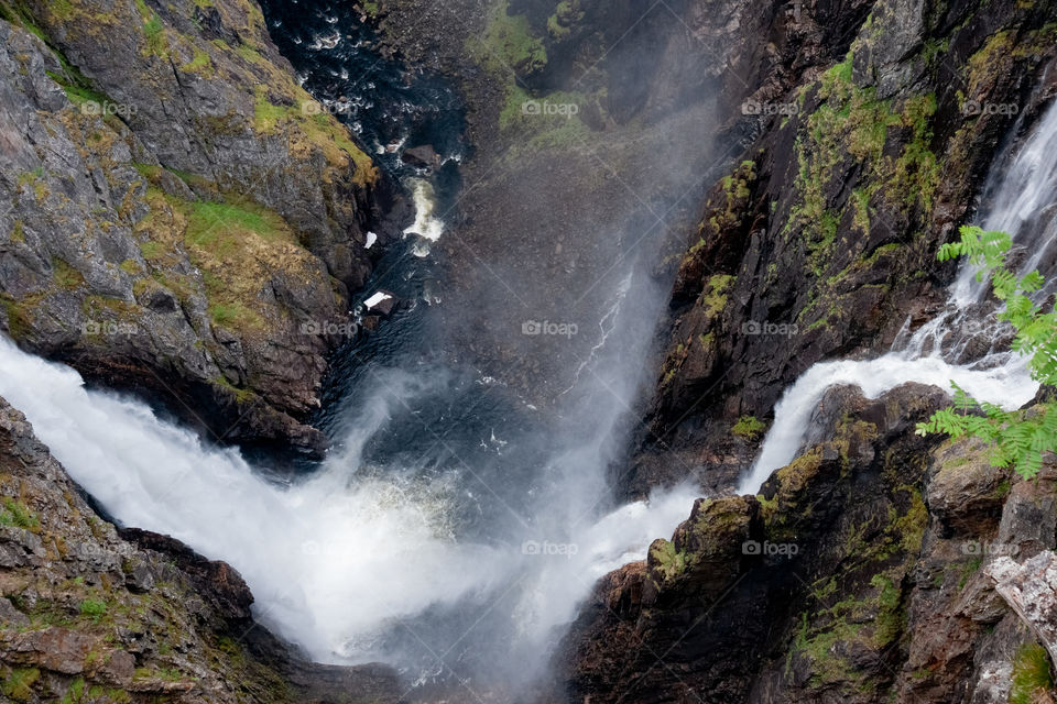 Beautiful waterfalls in Norway 