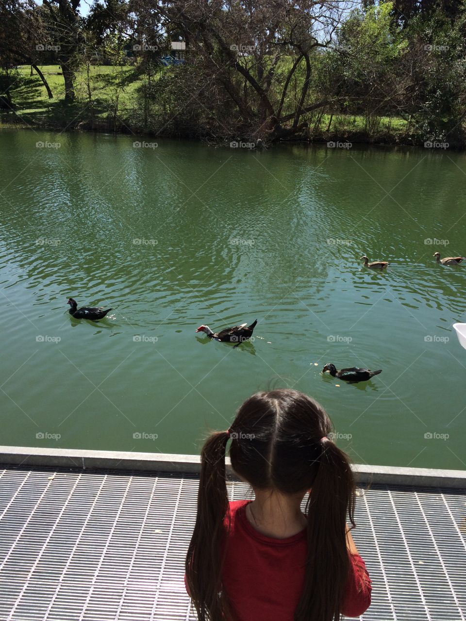 Reflection, Water, Lake, River, People