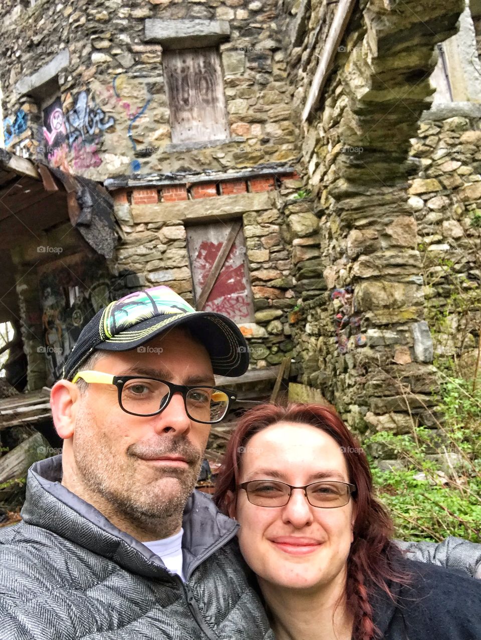 About to “trespass” at hearthstone Castle in Danbury, CT