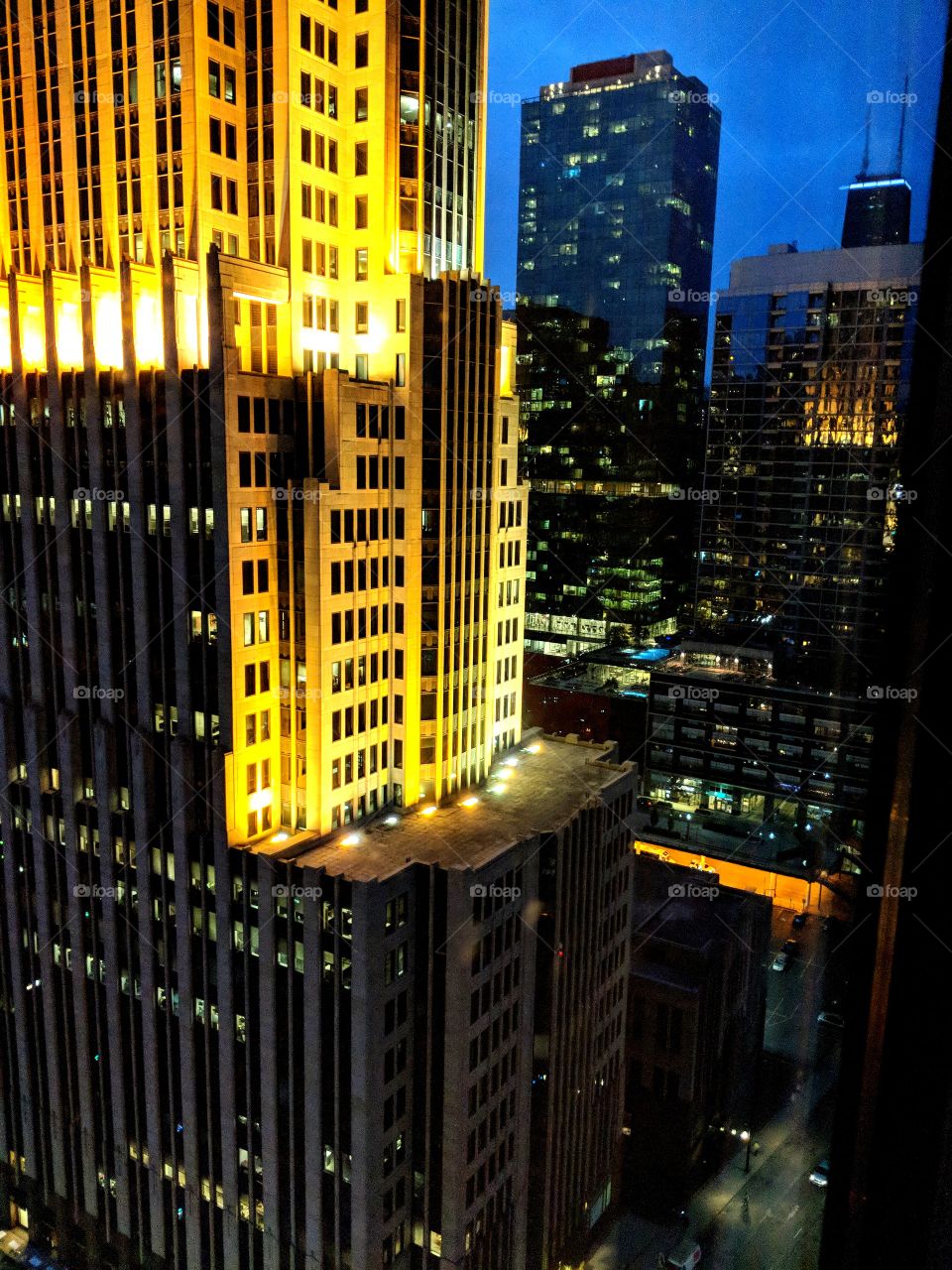 night skyscraper