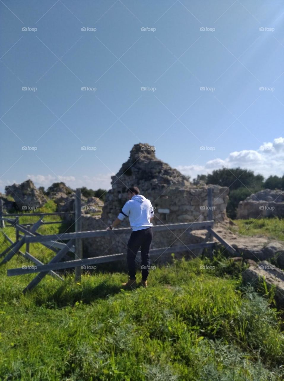 Sightseeing in the sun!