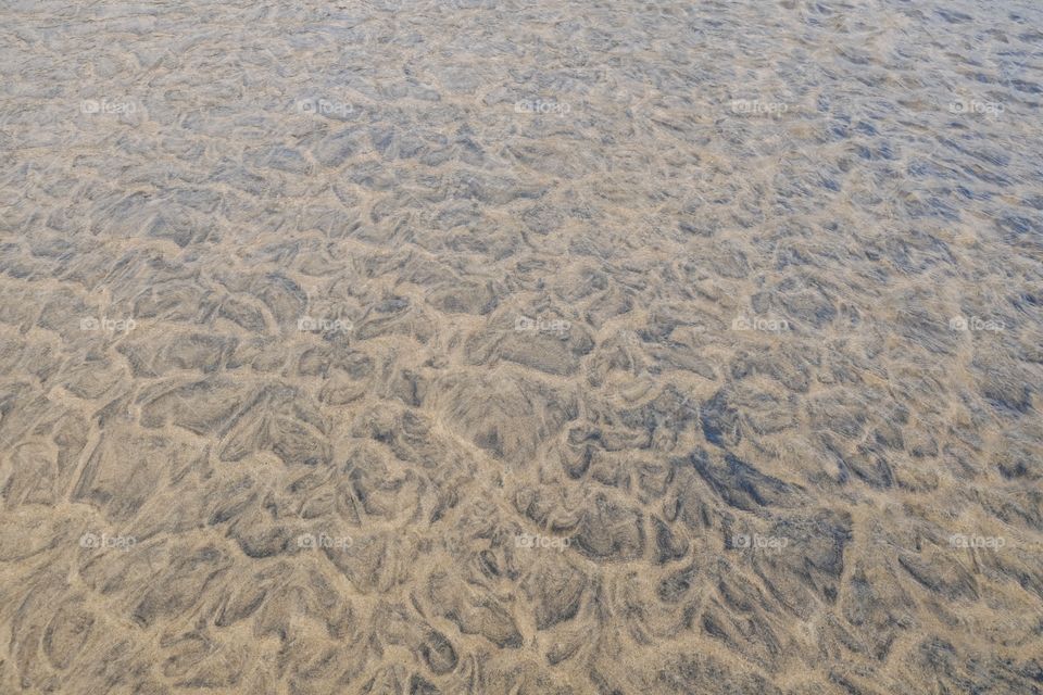 water and sand