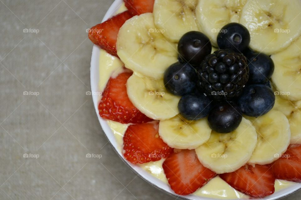 Fresh fruit smoothie