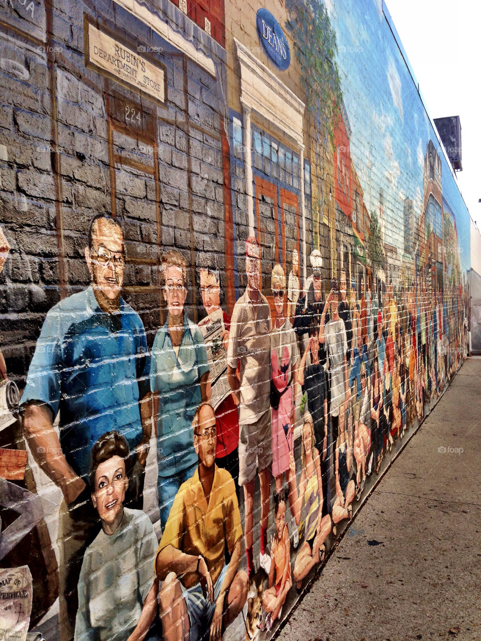 people art painting mural by toddthehandguy