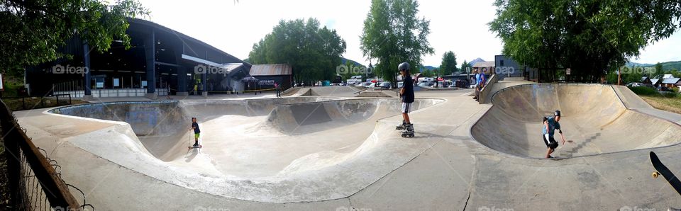 Skate Park U.S.A.. Public skate park in Crested Butte.