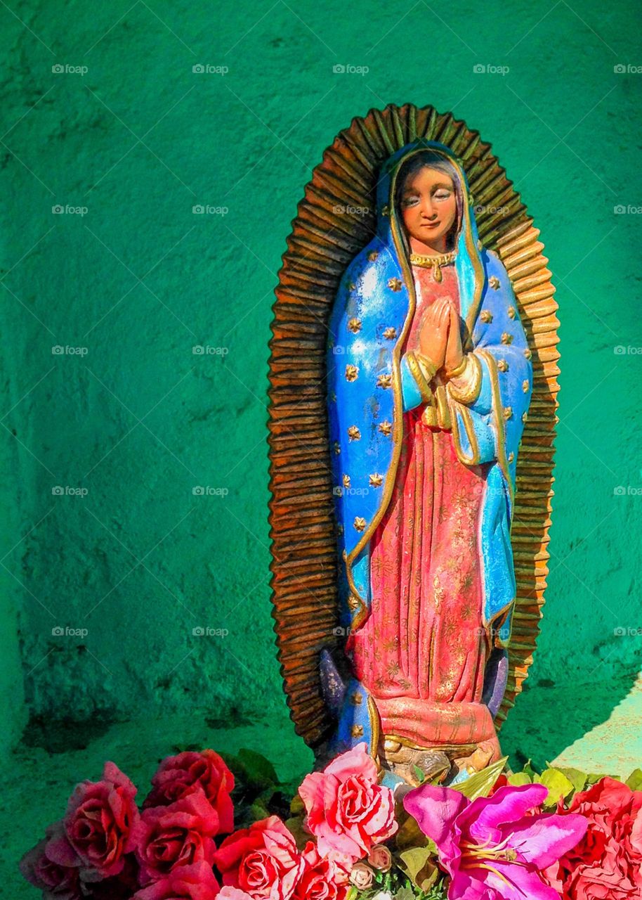 Statue of the Virgin of Guadeloupe 