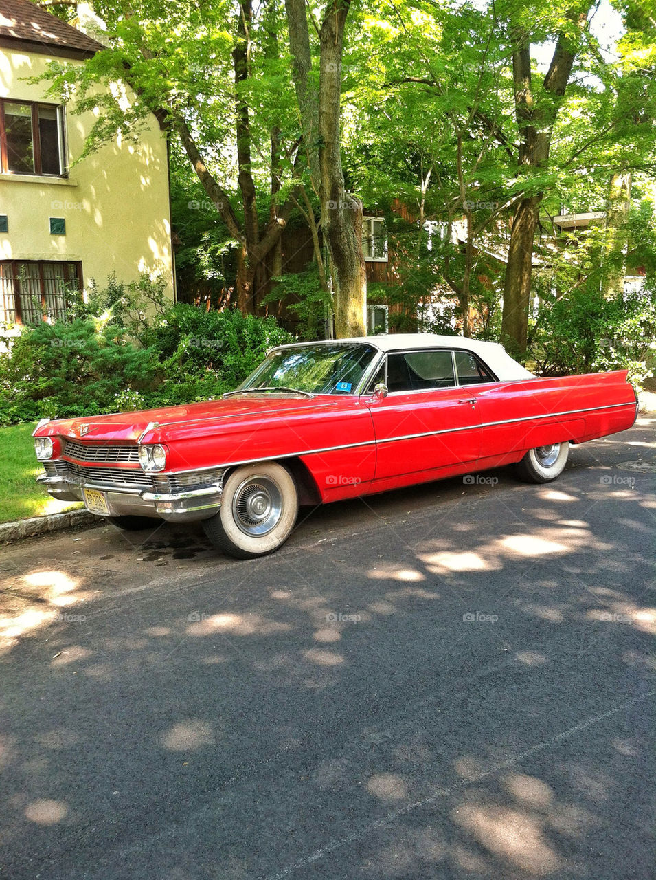 car red convertible classic by javidog