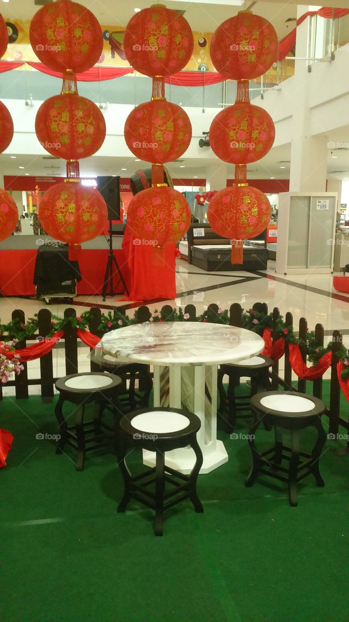 mall decoration chinese new year