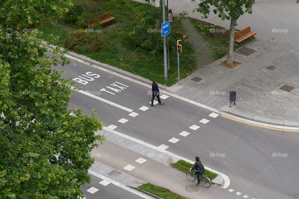 Pedestrian and bicycle lanes