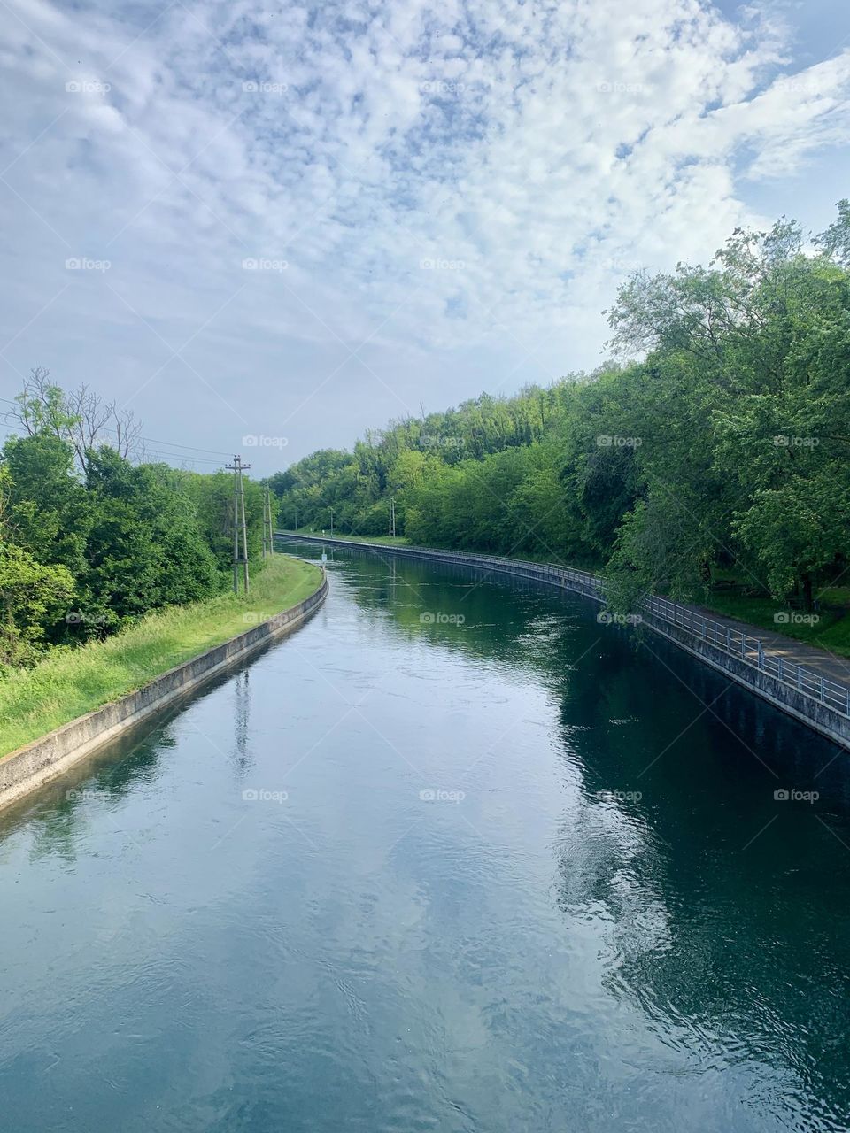 industrial canal that branches from the Ticino river and ends in Turbigo where it powers a power plant