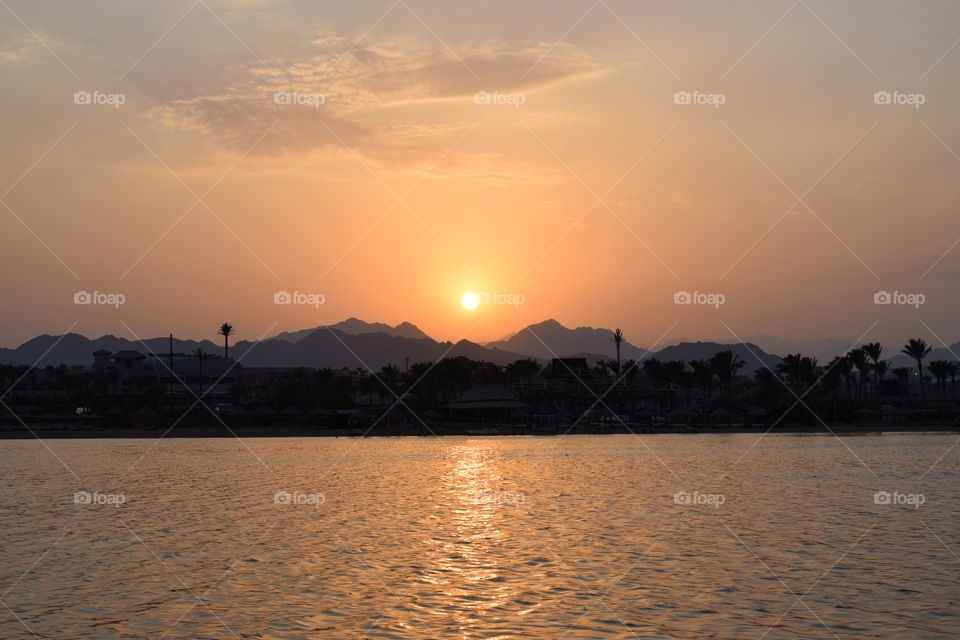 sunset from Egypt