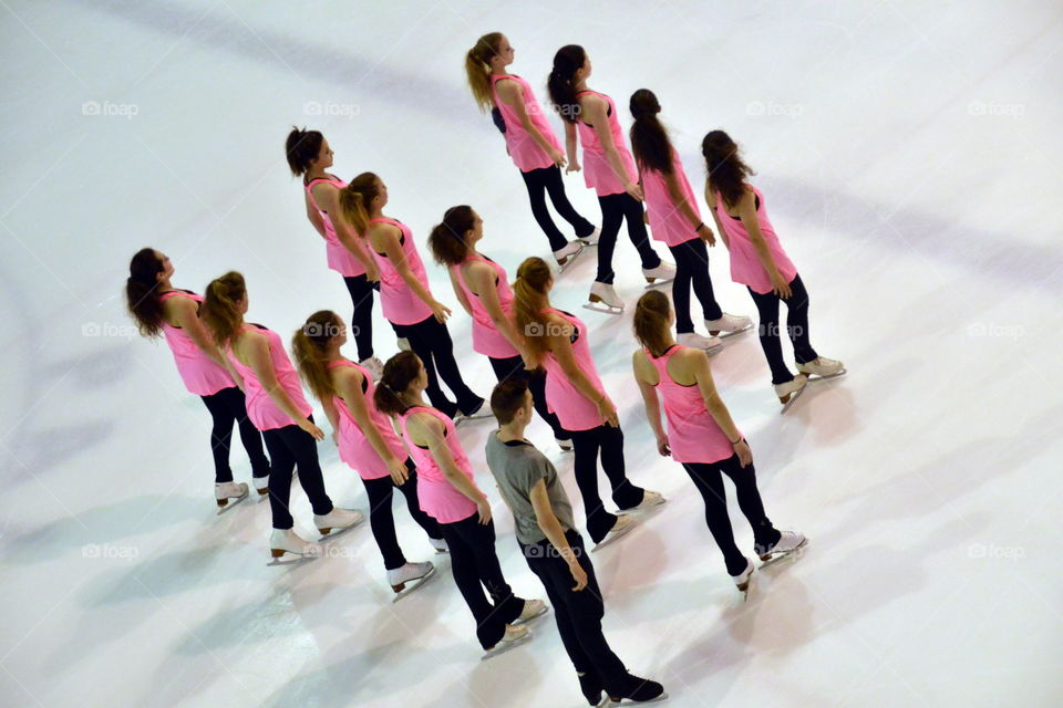 synchronized ice skating