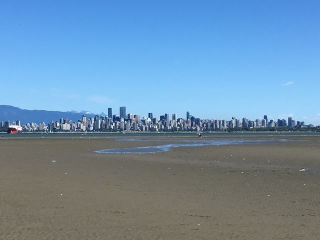 Vancouver  viewed from Spanish Banks