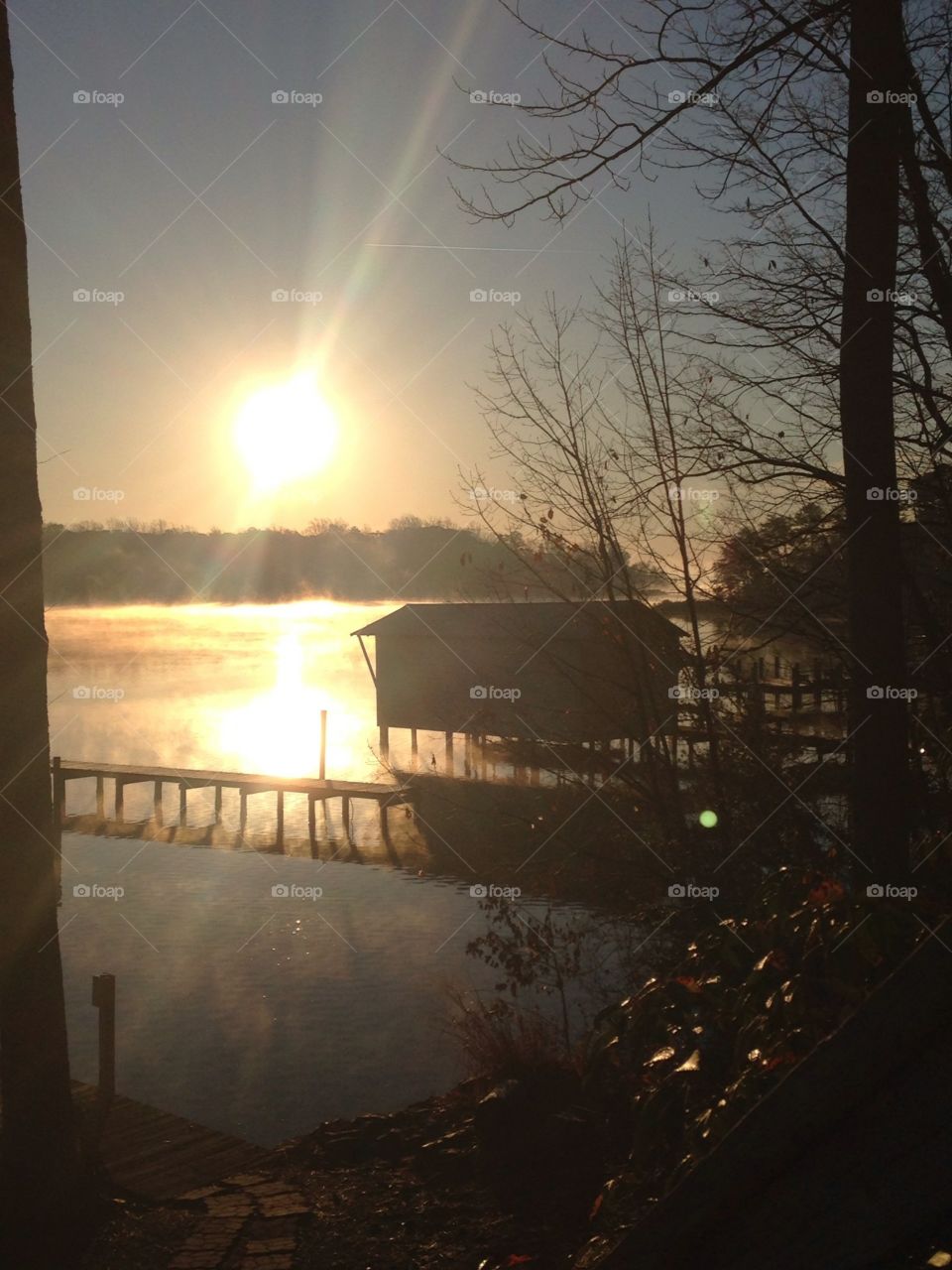 Morning on the river 