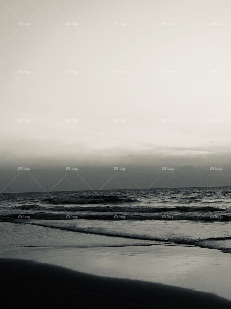 Beach in monochrome...