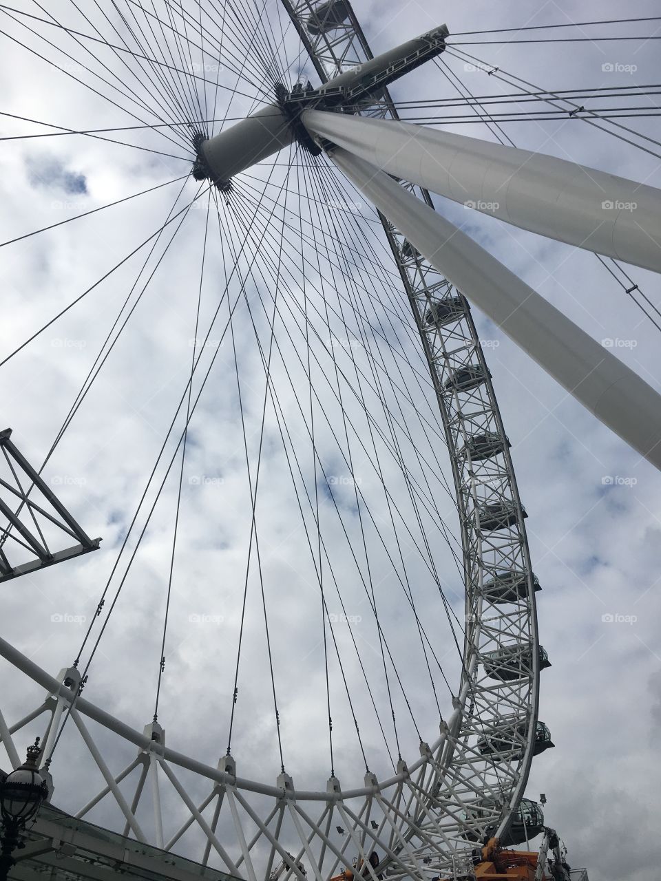 View from the bottom of the London Eye