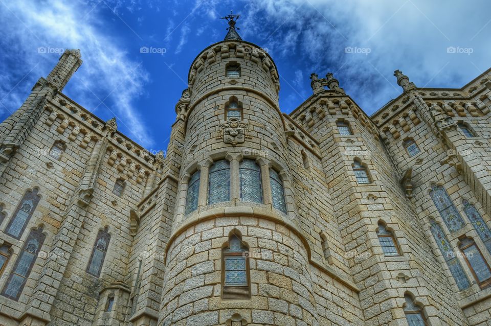 Palacio Episcopal de Astorga, Spain.