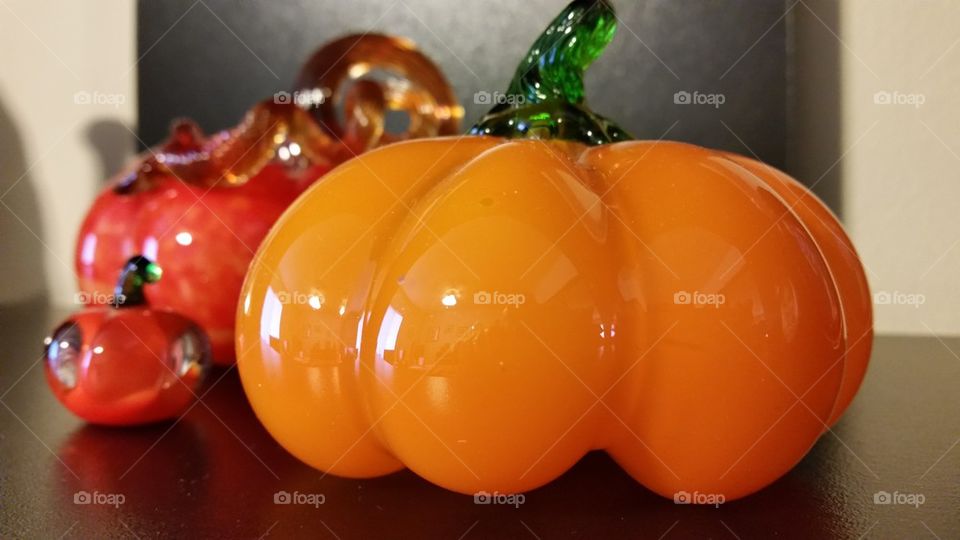 Glass Pumpkins