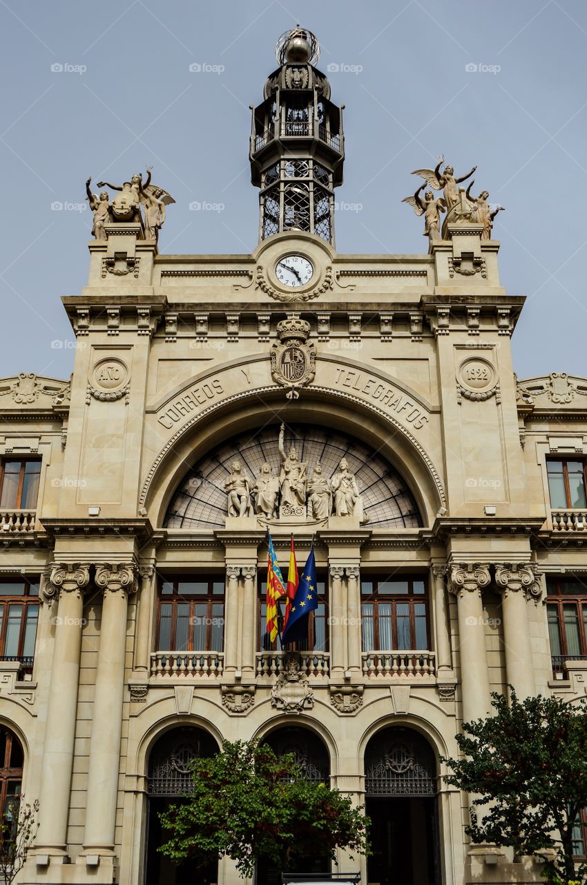 Palacio Correos y Telegrafos. Palacio de Correos y Telégrafos de Valencia (Valencia - Spain)