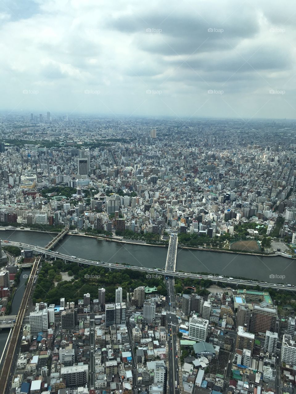 View from Skytree, Tokyo, Japan