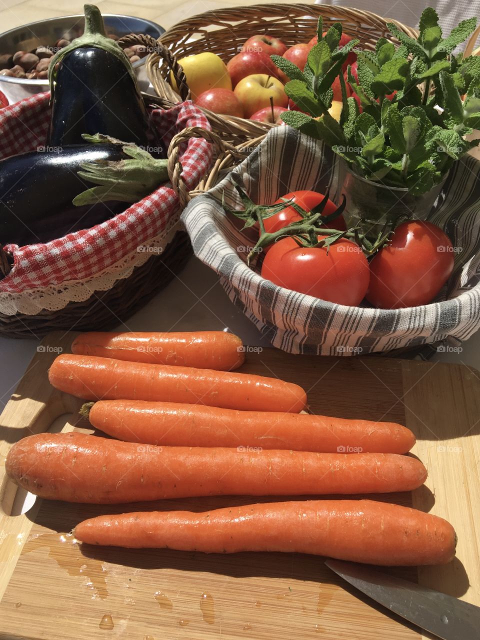 Back from the market