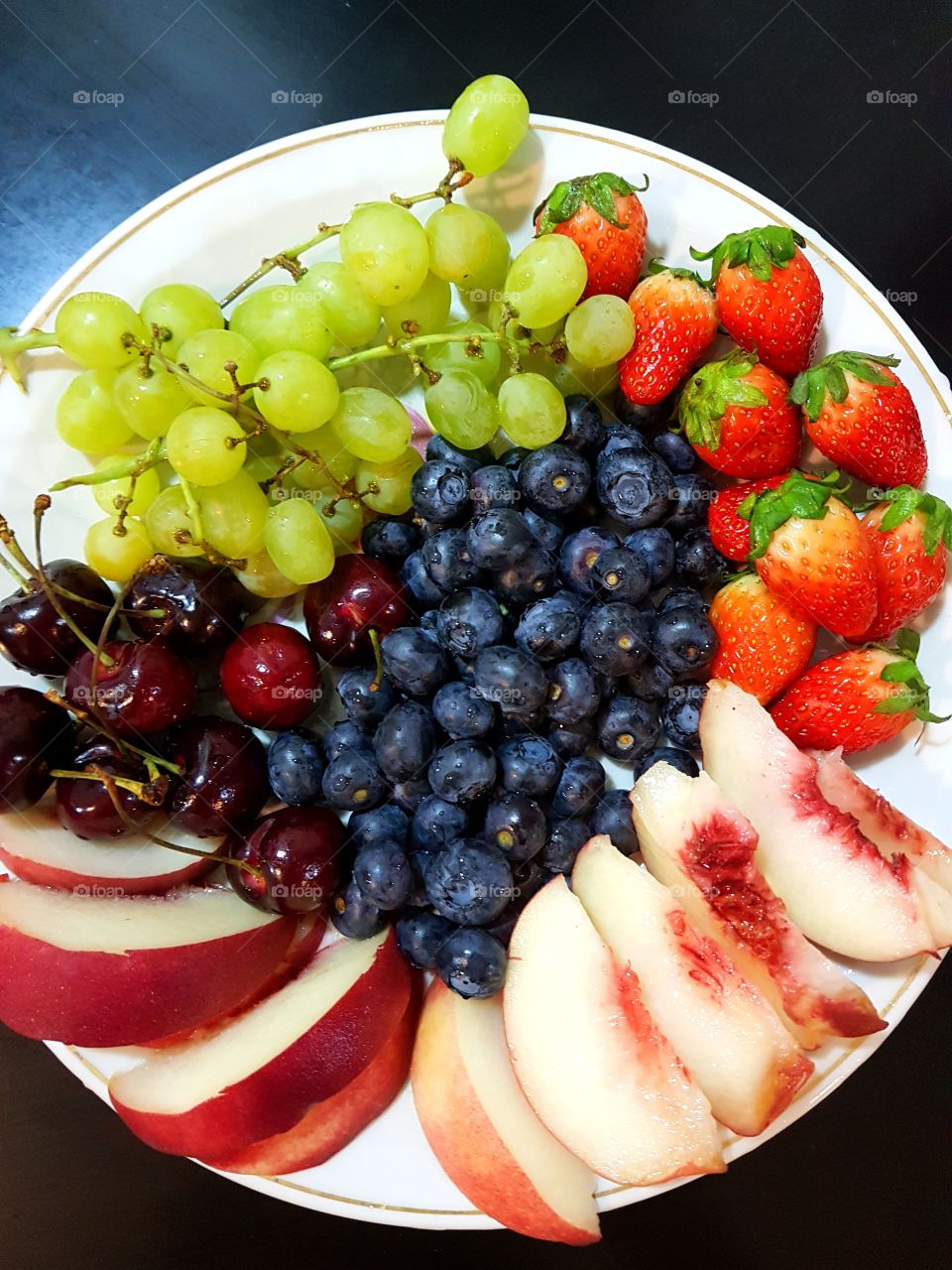 fresh colourful fruits