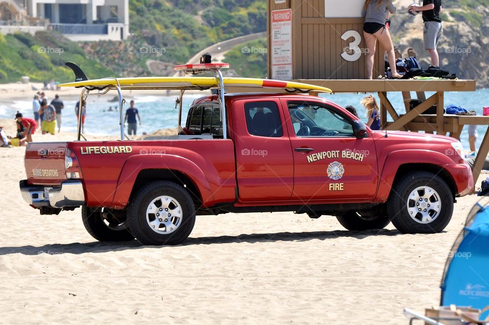 Lifeguard truck