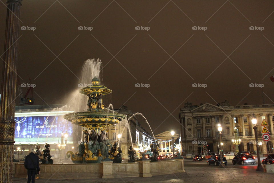 Paris fountain