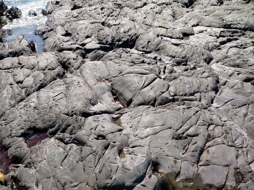 beach rock pattern