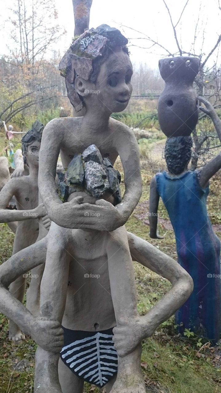Rated as one of the scariest sights in the World, Statue Park in Parikkala, Finland