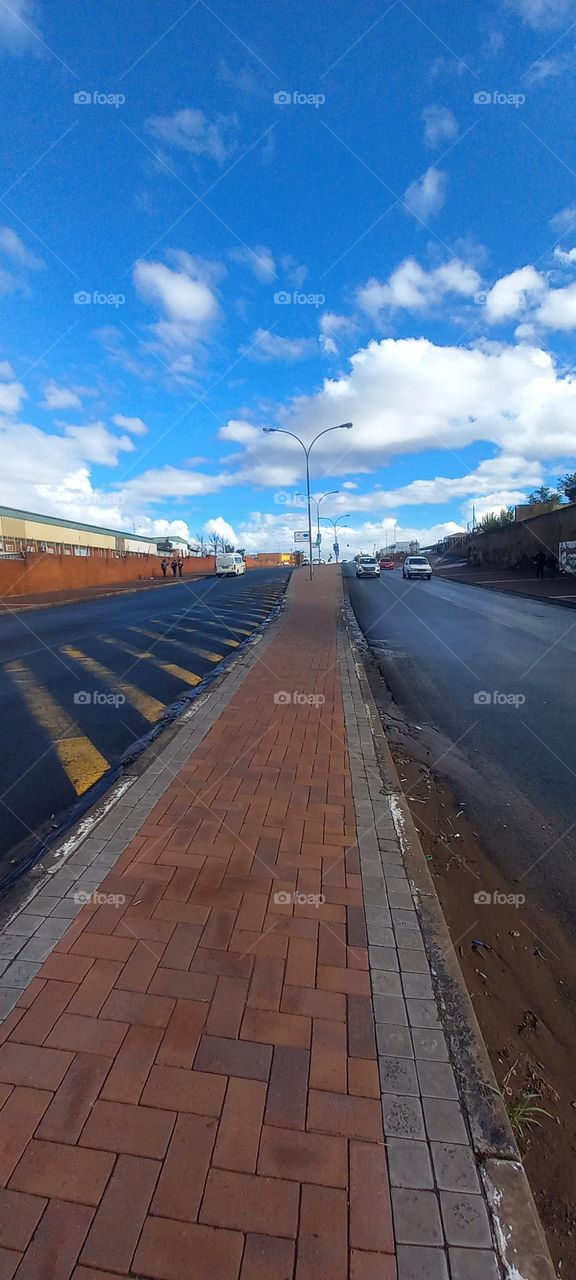 Street of Bloemfontein RSA
