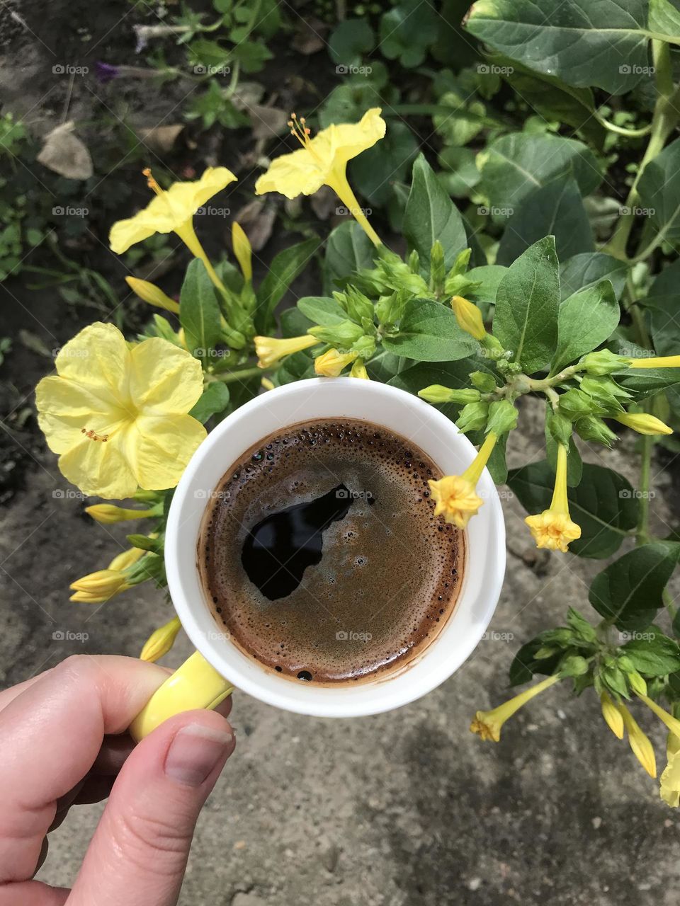 Autumn and black coffee to enjoy this season