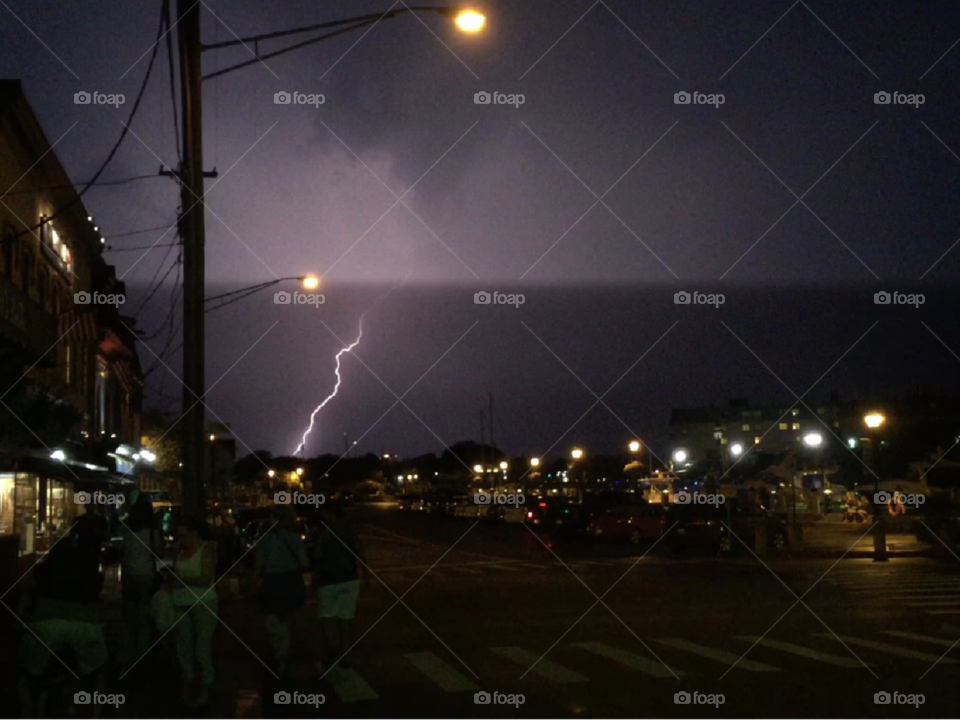 Lightning in Annapolis, Maryland