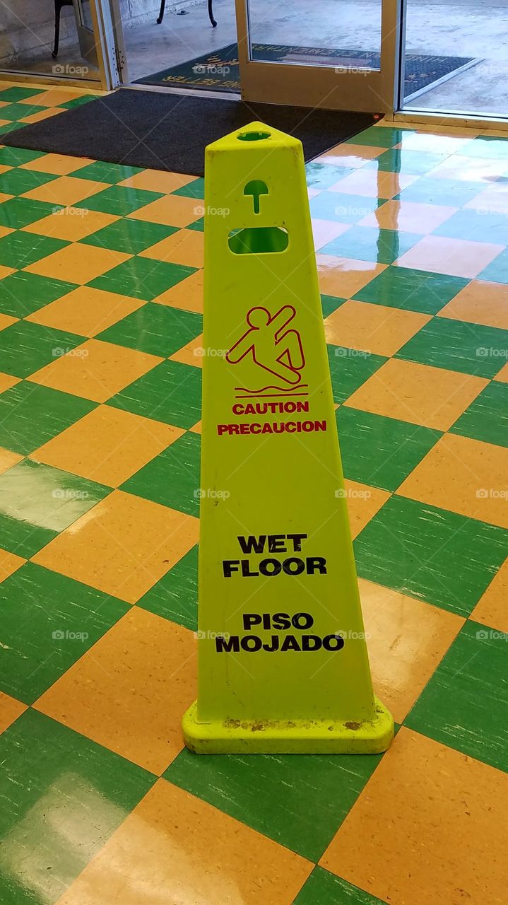 Wet Floor Sign