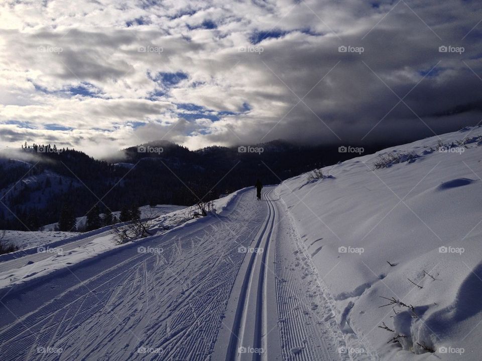 Cross country skiing