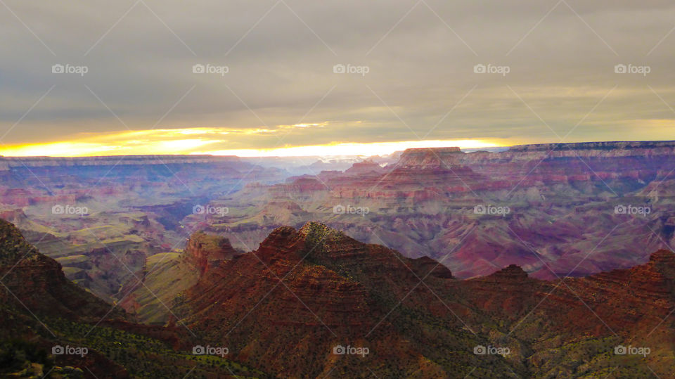 Grand canyon sunset 